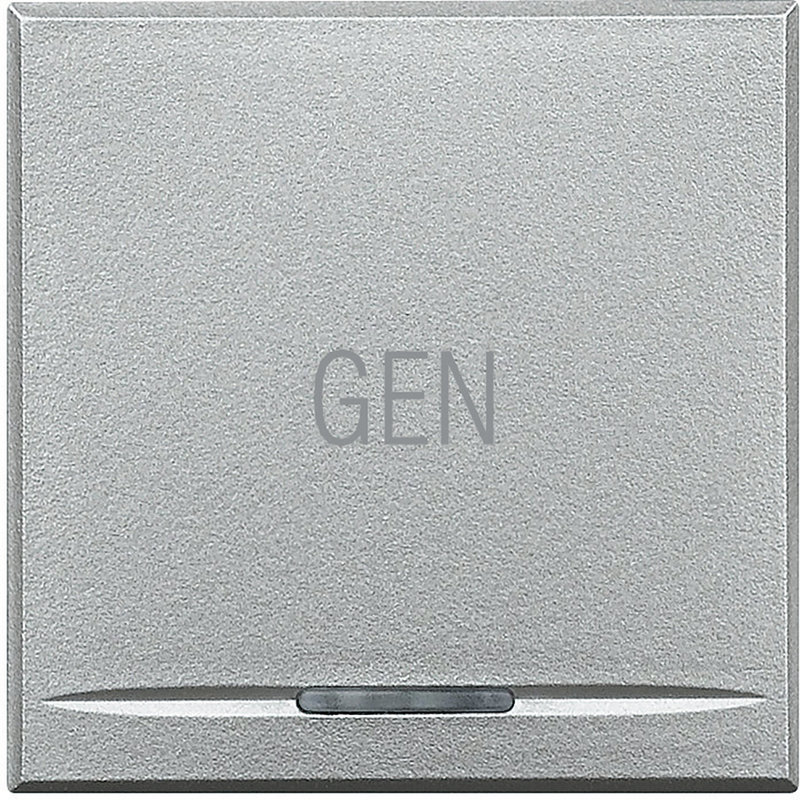 [BTI-HC4915/2AC] Bticino HC4915/2AC - Manette Axolute symbole GEN 2 modules - Alu