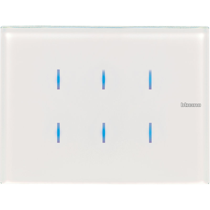 [BTI-HD4657M3KNX] Bticino HD4657M3KNX - Commande tactile Axolute BUS KNX version 6 fonctions - White