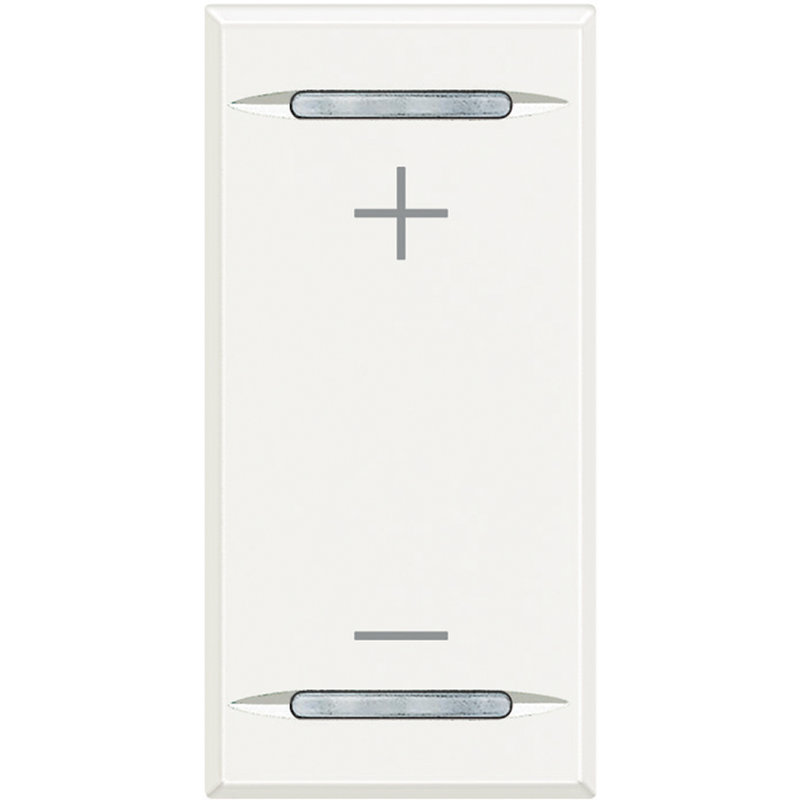 [BTI-HD4911AD] Bticino HD4911AD - Manette Axolute symbole + et - type bascule 1 module - White