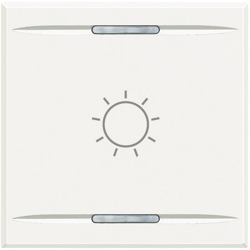[BTI-HD4911M2BA] Bticino HD4911M2BA - Manette Axolute symbole lumière type bascule 2 modules - White