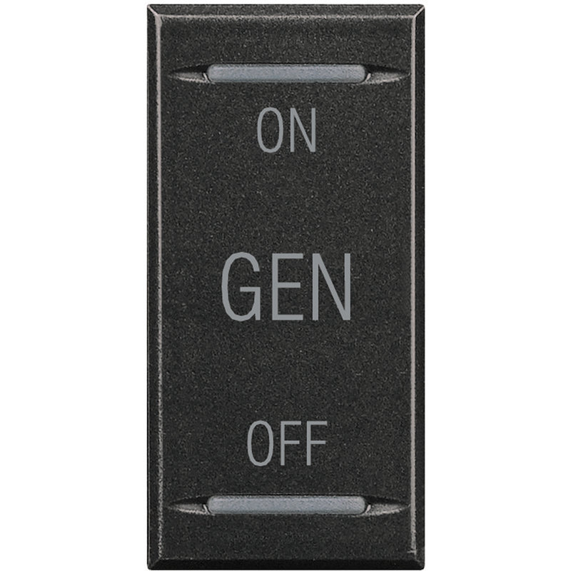 [BTI-HS4911AF] Bticino HS4911AF - Manette Axolute symbole ON , OFF et GEN 1 module - Anthracite