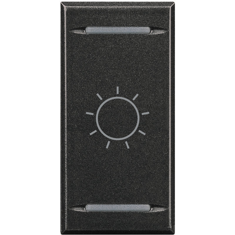 [BTI-HS4911BA] Bticino HS4911BA - Manette Axolute symbole lumière type bascule 1 module - Anthracite