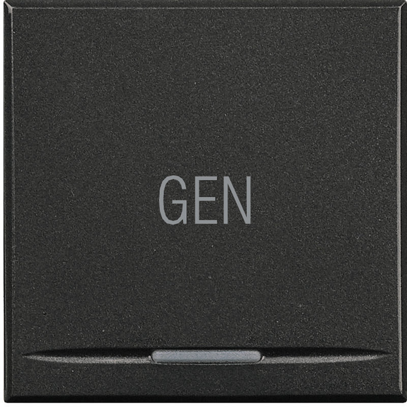[BTI-HS4915/2AC] Bticino HS4915/2AC - Manette Axolute symbole GEN 2 modules - Anthracite