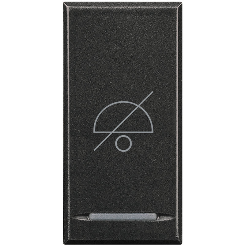 [BTI-HS4915DD] Bticino HS4915DD - Manette Axolute avec symbole Ne Pas Déranger 1 module - Anthracite
