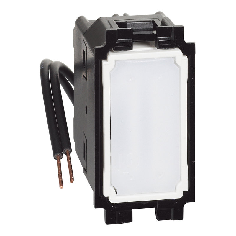 [BTI-BTK4004L] Bticino BTK4004L - Permutateur lumineux ou témoin avec LED blanche 10A Living Now - 1 module