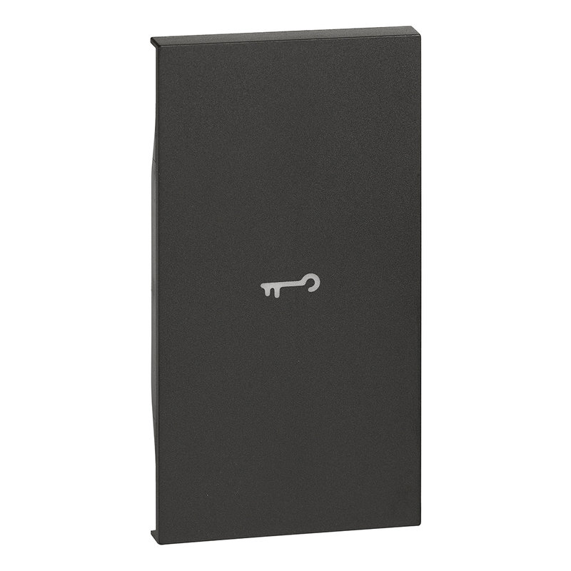 [BTI-BTKG01M2F] Bticino BTKG01M2F - Enjoliveur Living Now avec marquage clé 2 modules - noir