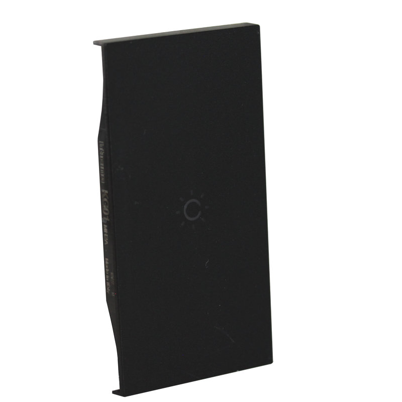 [BTI-BTKG01MH2A] Bticino BTKG01MH2A - Enjoliveur Living Now avec marquage éclairage MyHOME_Up 2 modules - noir