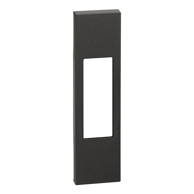 [BTI-BTKG02] Bticino BTKG02 - Plastron de finition Living Now pour interrupteur bipolaire 1 module - noir