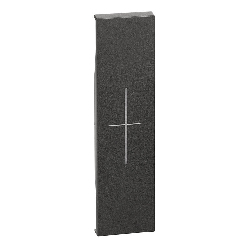 [BTI-BTKG06MH] Bticino BTKG06MH - Enjoliveur Living Now avec marquage STOP pour volets MyHOME_Up - noir