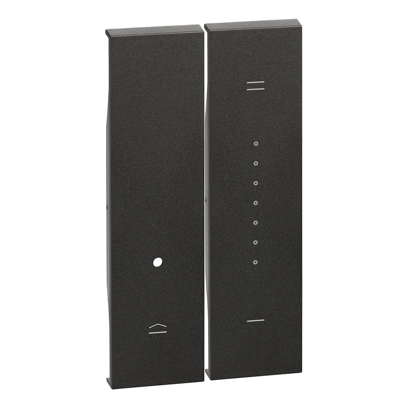 [BTI-BTKG19] Bticino BTKG19 - Enjoliveur Living Now pour variateur 2 modules - noir