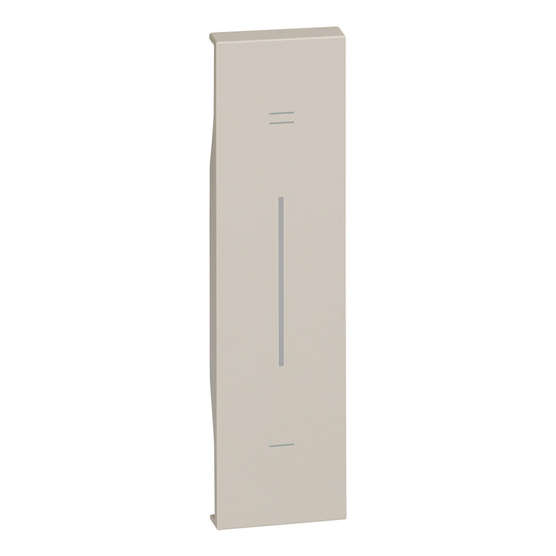[BTI-BTKM19MH] Bticino BTKM19MH - Enjoliveur Living Now avec marquage +/- MyHOME_Up 1 module - sable