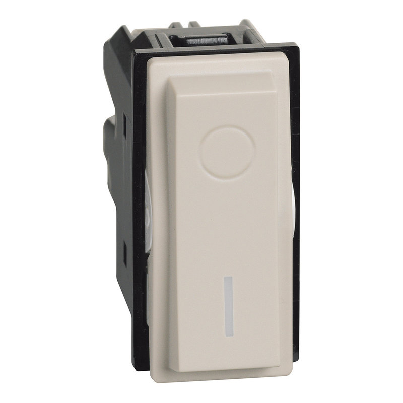 [BTI-BTKM4002] Bticino BTKM4002 - Interrupteur bipolaire 16AX Living Now 1 module - sable