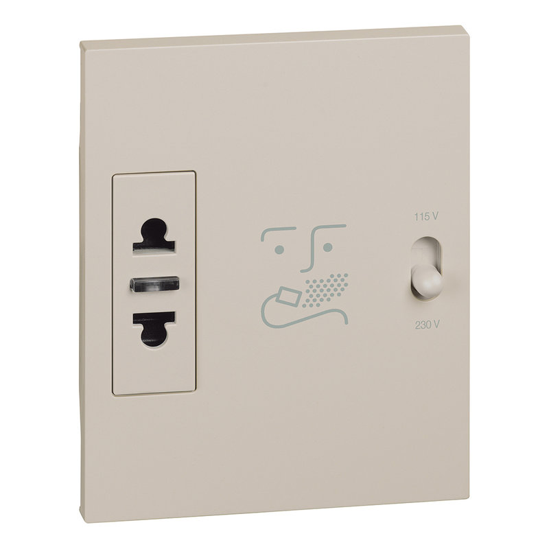 [BTI-BTKM4177] Bticino BTKM4177 - Prise rasoir Living Now 3 modules - sable