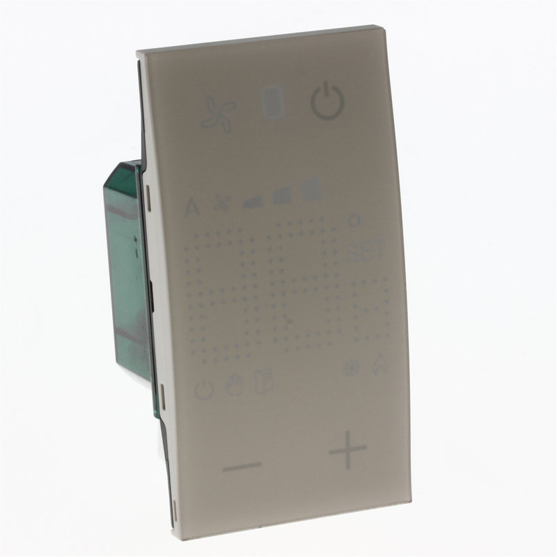 [BTI-BTKM4691] Bticino BTKM4691 - Thermostat avec afficheur Living Now MyHOME_Up 2 modules - sable
