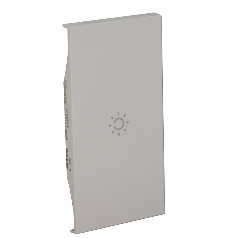 [BTI-BTKW01MH2A] Bticino BTKW01MH2A - Enjoliveur Living Now avec marquage éclairage MyHOME_Up 2 modules - blanc