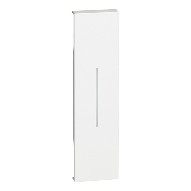 [BTI-BTKW01] Bticino BTKW01 - Enjoliveur Living Now pour commande d'éclairage 1 module - blanc