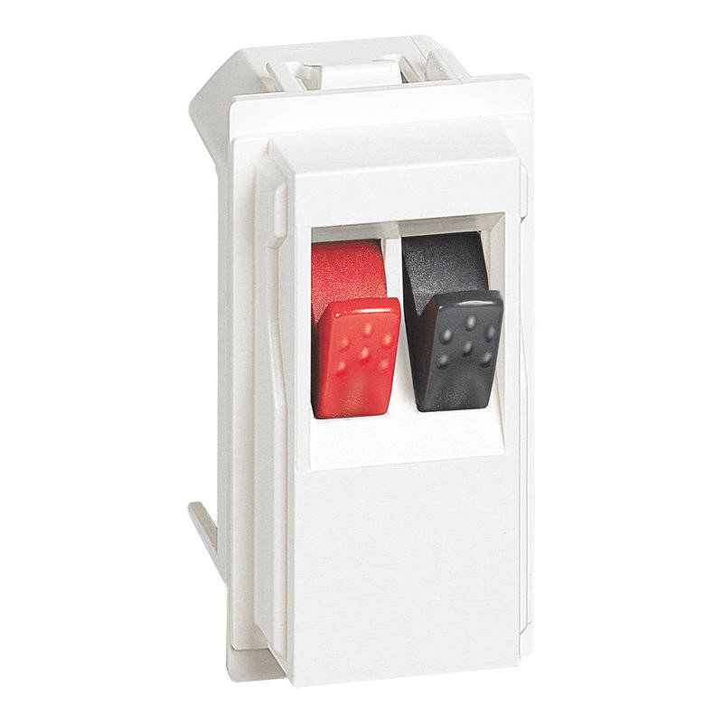 [BTI-BTKW4294] Bticino BTKW4294 - Prise haut-parleurs Living Now 1 module - blanc