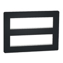 Unica - support fixation + plaque finition boîte c NU021854