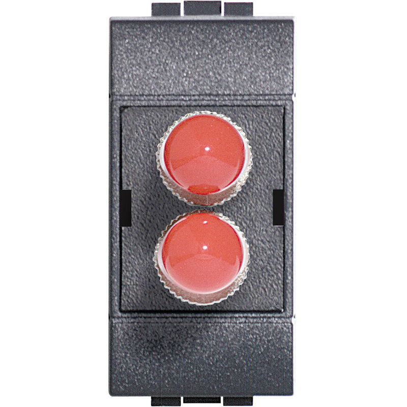 [BTI-L4268ST] Bticino L4268ST - Connecteur fibre optique ST Livinglight - Anthracite - 1 module