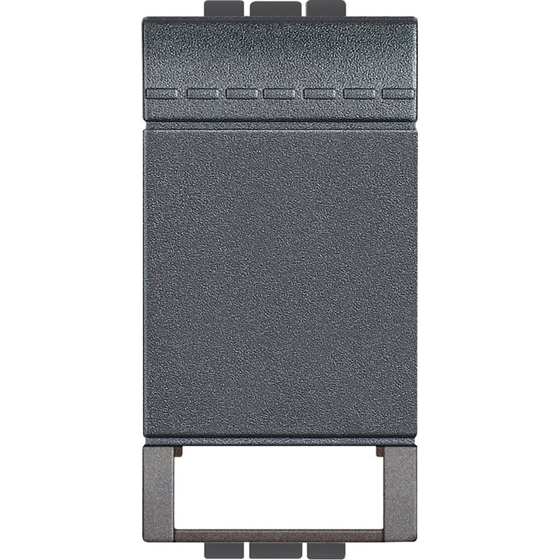 [BTI-L4911TN] Bticino L4911TN - Manette Livingligt personnalisable 1 module - Anthracite