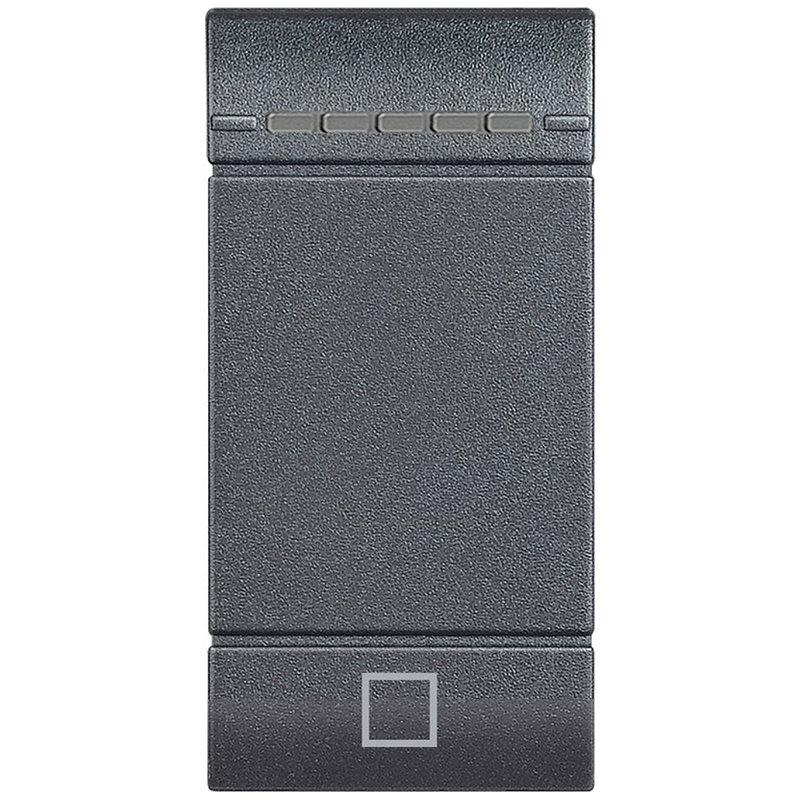 [BTI-L4915AEN] Bticino L4915AEN - Manette Livinglight symbole STOP 1 module - anthracite