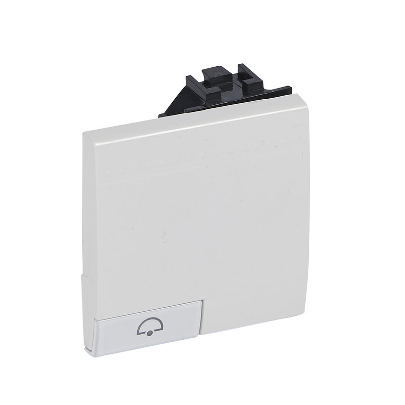 [BTI-N4915M2DN] Bticino N4915M2DN - Manette Livinglight symbole sonnette 2 modules - blanc