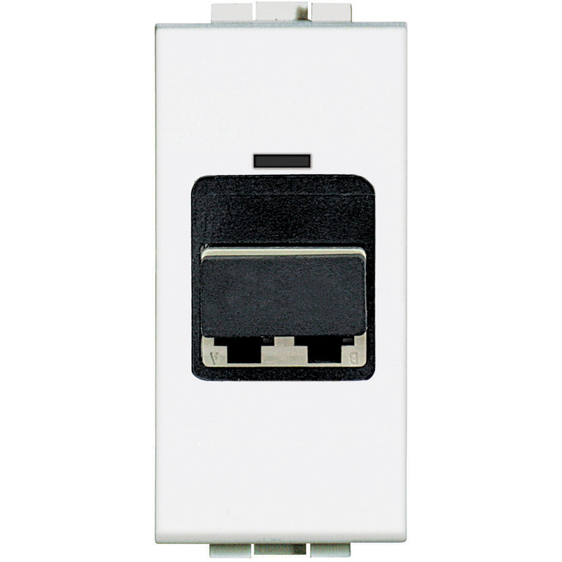 [BTI-N4268LC] Bticino N4268LC - Connecteur d'accouplement pour fibre optique Livinglight - Blanc - 1 module