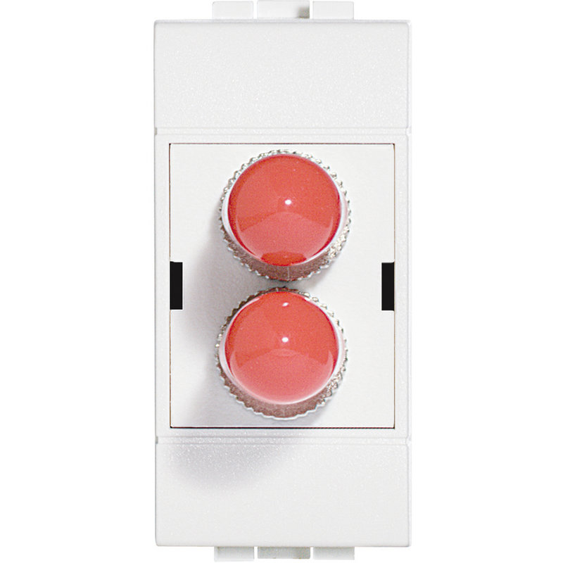 [BTI-N4268ST] Bticino N4268ST - Connecteur fibre optique ST Livinglight - Blanc - 1 module