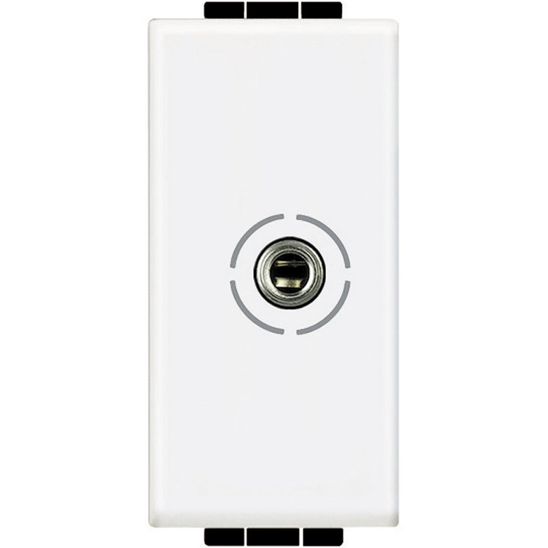 [BTI-N4280] Bticino N4280 - Connecteur jack femelle 3,5mm Livinglight à visser - Blanc - 1 module