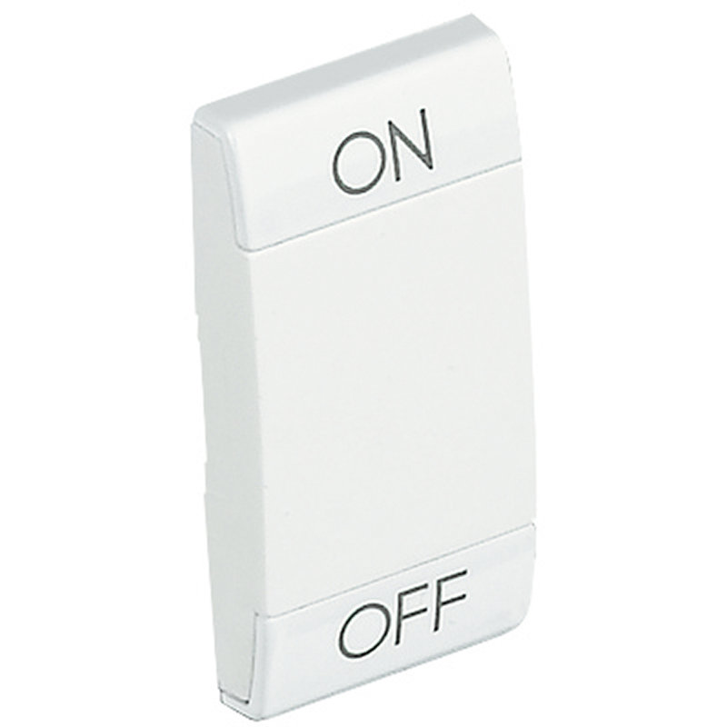 [BTI-N4911AGN] Bticino N4911AGN - Manette Livinglight symbole ON et OFF 1 module - blanc