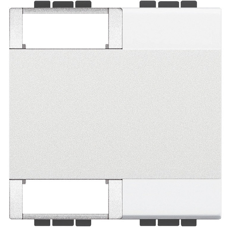 [BTI-N4911M2TN] Bticino N4911M2TN - Manette Livinglight fonction personnalisable 2 modules - blanc