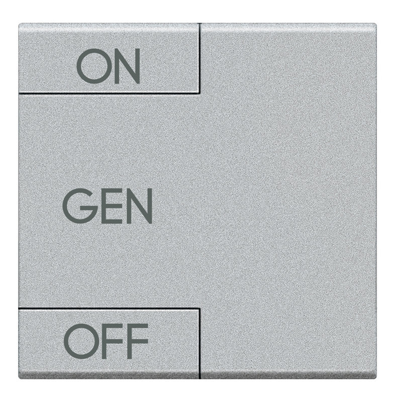 [BTI-NT4911M2AFN] Bticino NT4911M2AFN - Manette Livinglight symbole ON , OFF et GEN 2 modules - Tech