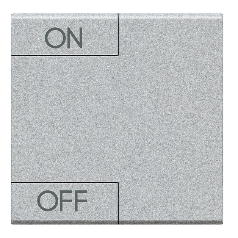 [BTI-NT4911M2AGN] Bticino NT4911M2AGN - Manette Livinglight symbole ON et OFF 2 modules - Tech