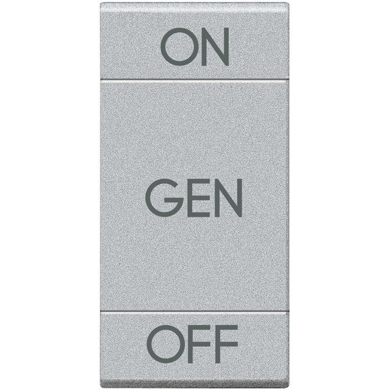 [BTI-NT4911AFN] Bticino NT4911AFN - Manette Livinglight symbole ON , OFF et GEN 1 module - Tech