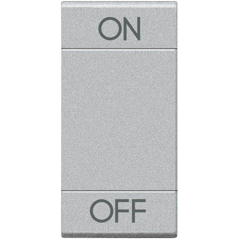 [BTI-NT4911AGN] Bticino NT4911AGN - Manette Livinglight symbole ON et OFF 1 module - Tech