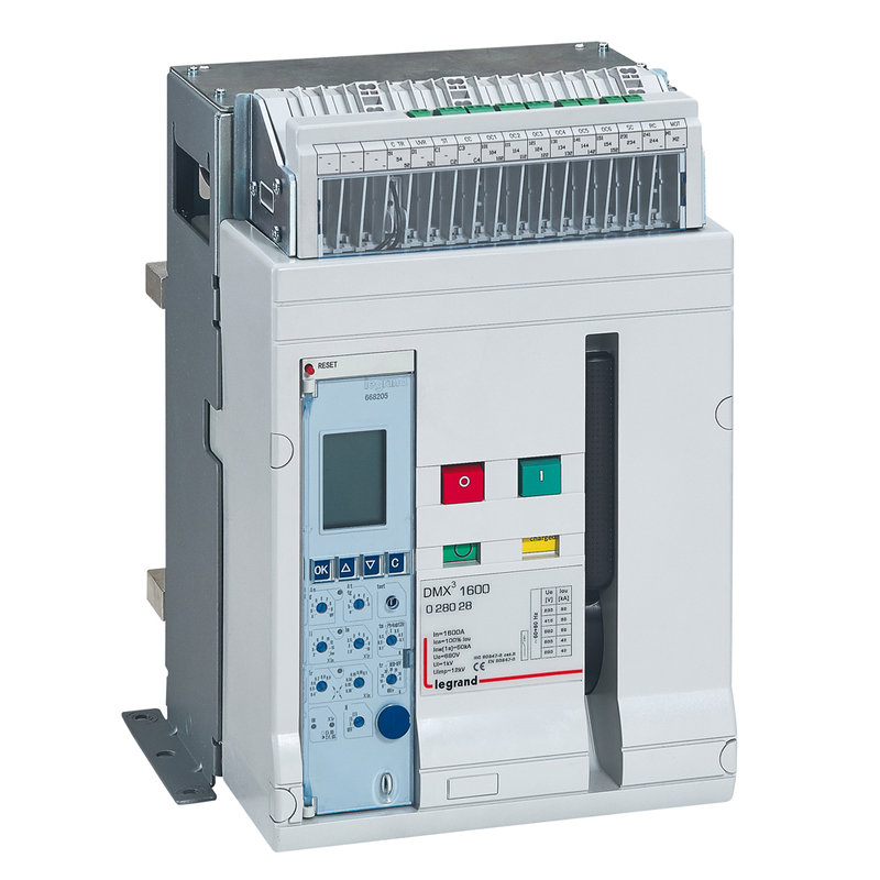 Legrand 028028 - Disjoncteur ouvert fixe DMX³1600 pouvoir de coupure 50kA 415V~ - 3P - 1600A
