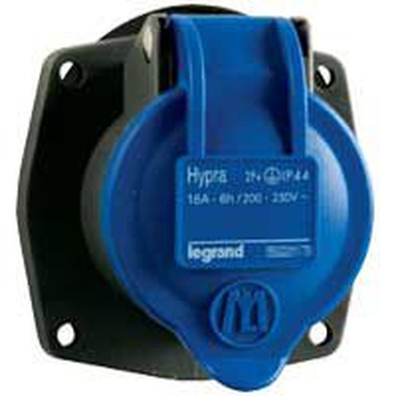 Legrand 052181 - Prise Hypra 16A pour remplacement Martin Lunel 16A -3P+T -200/250V~ -plastique