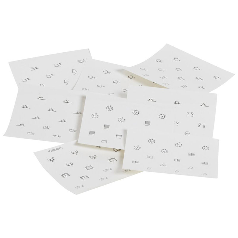 Legrand 067698 - Etiquettes avec pictogramme pour repérage des fonctions Céliane blanc