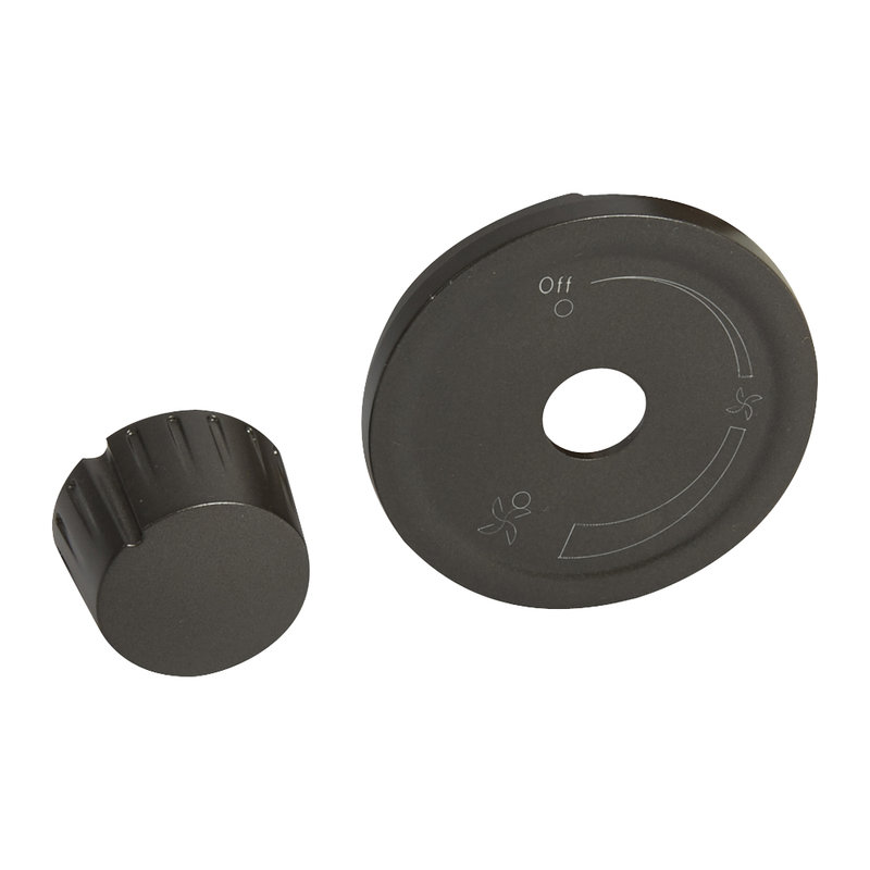 Legrand 067907 - Enjoliveur Céliane pour inter variateur pour ventilateur - finition graphite