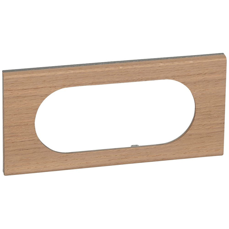 Legrand 069055 - Plaque Céliane Matières 4 à 5 modules - finition Chêne Blanchi