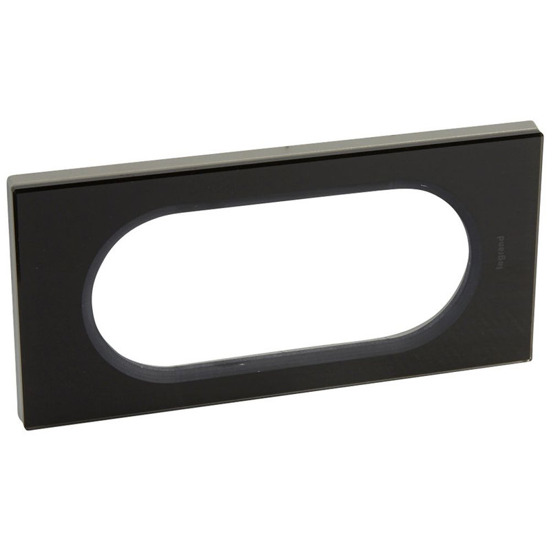 Legrand 069305 - Plaque Céliane Matières 4 à 5 modules - finition Verre Piano