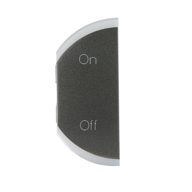 Legrand 064880 - Enjoliveur simple Céliane marquage ON et OFF montage gauche - graphite