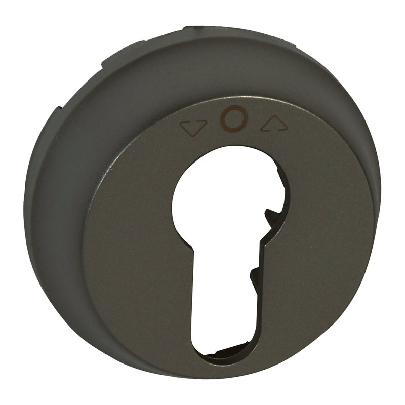 Legrand 067957 - Enjoliveur Céliane pour poussoir à clé 3 positions - finition graphite