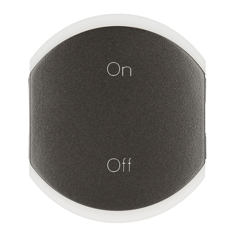 Legrand 067988 - Enjoliveur double Céliane marquage ON et OFF - graphite