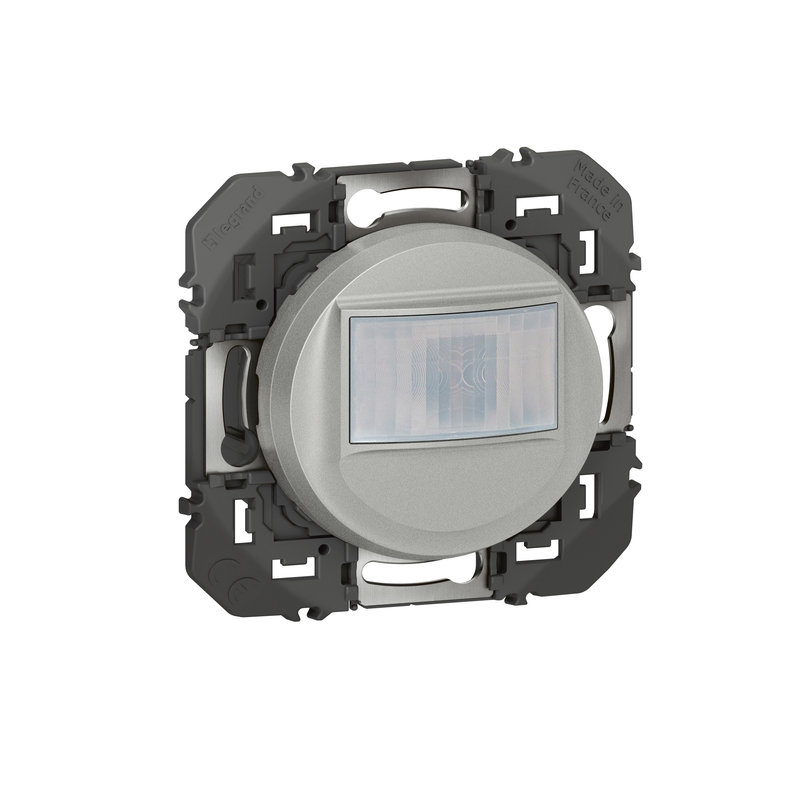 Legrand 600161A - Détecteur mural universel dooxie 3 fils 500W LED finition Alu
