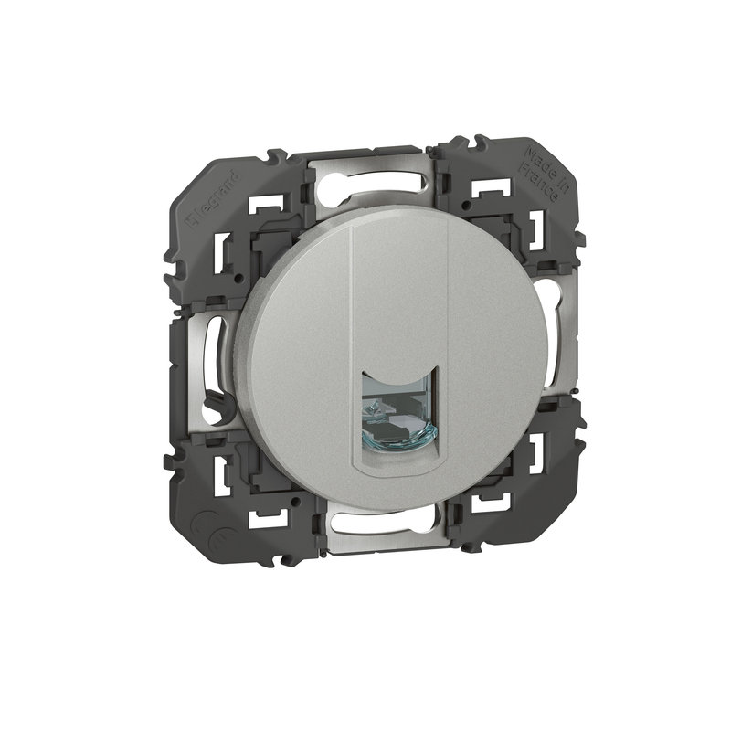 Legrand 600477 - Prise blindée RJ45 catégorie5e FTP dooxie finition alu