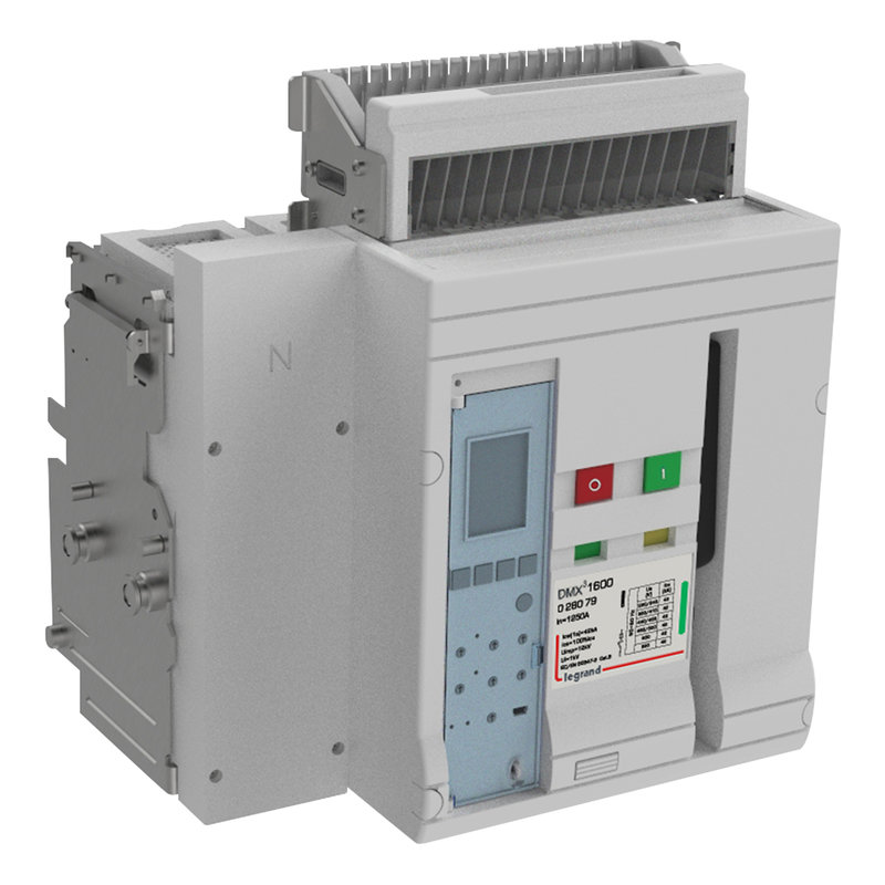 Legrand 028079 - Disjoncteur ouvert débrochable DMX³1600 pouvoir de coupure 42kA 415V~ - 4P 1250A