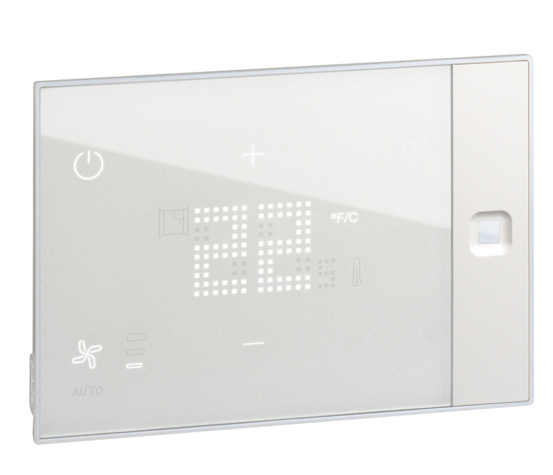 Legrand 048907 - Thermostat tactile Ux One 24V chauffage et climatisation hôtel saillie - blanc