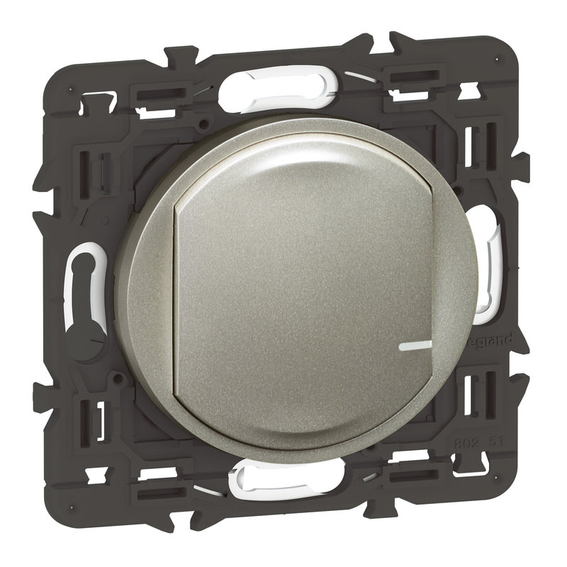 Legrand 067771A - Interrupteur sans Neutre connecté Céliane with Netatmo sans plaque titane