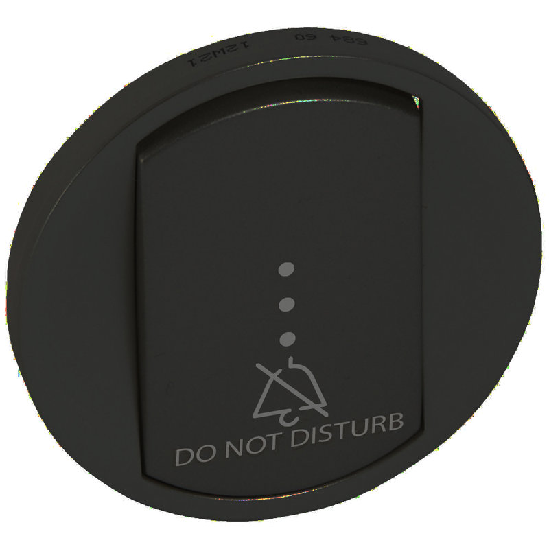 Legrand 067960 - Enjoliveur hôtel Céliane inter/va-et-vient + symbole Ne pas déranger -graphite